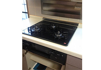 ビルトインガスコンロ交換工事　神奈川県逗子市　C3GK2RSQ1R