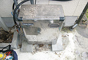 ガス給湯器交換工事　宮崎県宮崎市　RUX-A2400W-E-set - Before