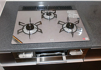 ビルトインガスコンロ交換工事　兵庫県西宮市　RS31W11G14R-S(L/R) - After