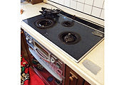 ビルトインガスコンロ交換工事　神奈川県鎌倉市　RS71W11G14R-S(L/R) - Before