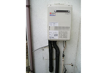 ガス給湯器交換工事　茨城県取手市　GQ-C2034WS　BL-set