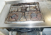 ビルトインガスコンロ交換工事　東京都練馬区　RS31W11G15R-S(L/R) - Before