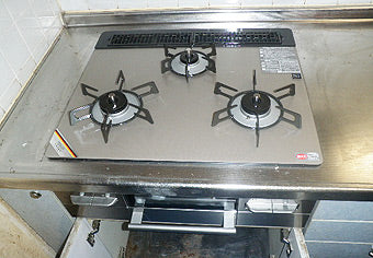ビルトインガスコンロ交換工事　東京都練馬区　RS31W11G15R-S(L/R) - After