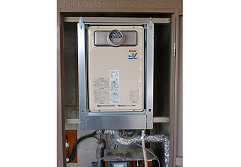 ガス給湯器交換工事　大阪府大阪市　RUJ-V2011T(A)-80