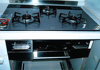 ビルトインガスコンロ交換工事　岩手県盛岡市　RS71W11G14R-S(L/R) - After