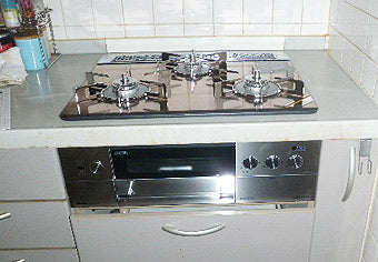 ビルトインガスコンロ交換工事　神奈川県相模原市　RHS31W15G23R-STW - After
