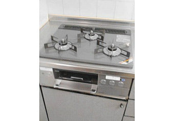 ビルトインガスコンロ交換工事　京都府京都市　RHS31W15G8R-STW