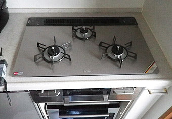 ビルトインガスコンロ交換工事　愛知県知多郡　RS71W11G14R-S(L/R) - After