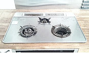 ビルトインガスコンロ交換工事　東京都目黒区　RS71W11G14R-S(L/R) - Before