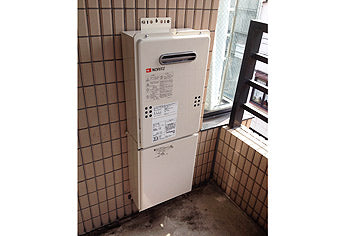 ガス給湯器交換工事　兵庫県神戸市　GQ-1639WS-set