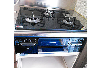 ビルトインガスコンロ交換工事　愛知県江南市　RS31W11G13R-B(L/R)