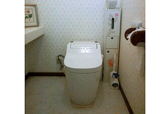 洋式便器交換工事　静岡県田方郡　XCH1101WS-sale - After