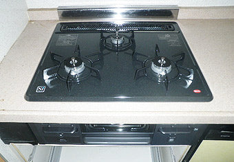 ビルトインガスコンロ交換工事　東京都杉並区　N3GN2RSQ1(L/R)