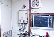 ガス給湯器交換工事　大阪府吹田市　RUX-V1615SWFA-E - Before