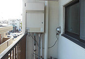 ガス給湯器交換工事　神奈川県川崎市　GQ-1639WS - Before