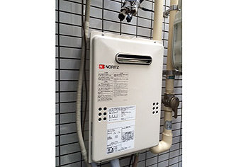 ガス給湯器交換工事　東京都品川区　GQ-1639WS-set
