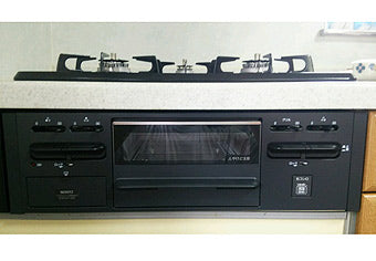 ビルトインガスコンロ交換工事　東京都足立区　N3GN2RSQ1(L/R)