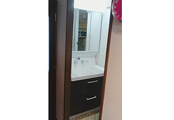 洗面化粧台交換工事　京都府宇治市　AR1FH-755SY+MAR1-753TXU - After