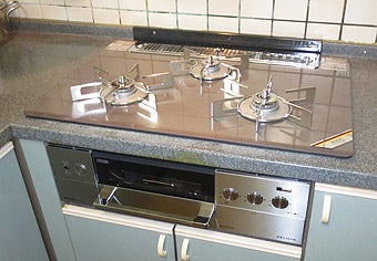 ビルトインガスコンロ交換工事　福島県会津若松市　RHS71W15G7R-STW