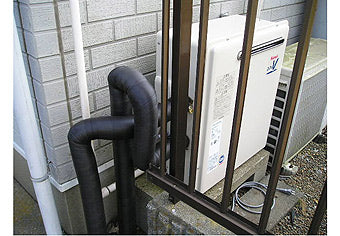 ガス給湯器交換工事　茨城県取手市　RFS-A2003SA-set