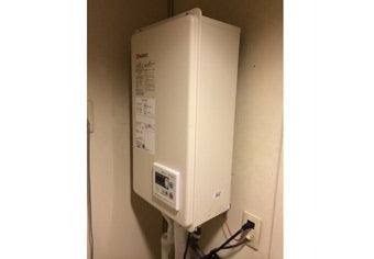 ガス給湯器交換工事　岡山県岡山市　GQ-1637WS-FFA　BL他