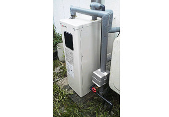 石油給湯器交換工事　香川県仲多度郡　OX-H408YV
