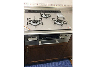 ビルトインガスコンロ交換工事　大阪府池田市　RS31W11G14R-S(L/R) - After