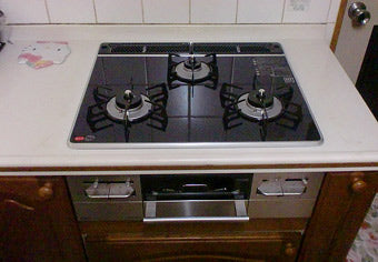 ビルトインコンロ交換工事　大阪府池田市　RS31W12K13R-S(L/R) - After