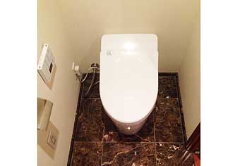 洋式便器交換工事　東京都新宿区　CES9756F