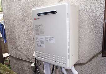 ガス給湯器交換工事　東京都目黒区　GT-1650AWX-2BL-set