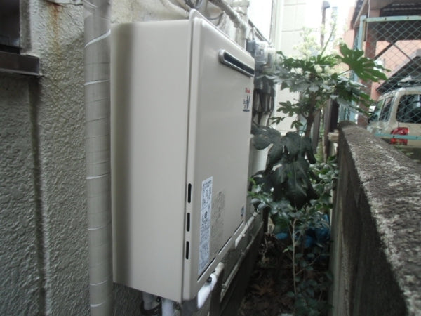 給湯器交換工事　東京都江東区　RUF-A1610SAW-A-set