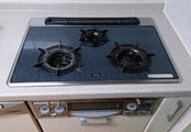 ビルトインガスコンロ交換工事　千葉県千葉市　RS71W11G14R-S(L/R) - Before