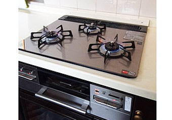 ビルトインコンロ交換工事　神奈川県川崎市　RS31W11G14R-S(L/R) - After