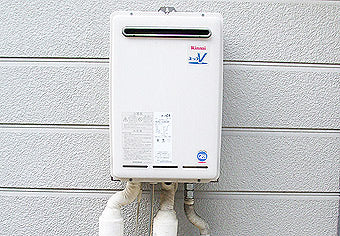 ガス給湯器交換工事　福島県会津若松市　RUXC-A2400W - After