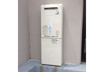 ガス給湯器交換工事　愛知県岡崎市　RUJ-V1611W(A)-set