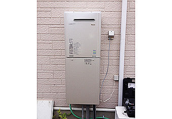 ガス給湯器交換工事　滋賀県守山市　RUF-E2004SAW(A)-set