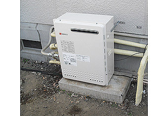 ガス給湯器交換工事　群馬県前橋市　GT-2450SARXBL-set