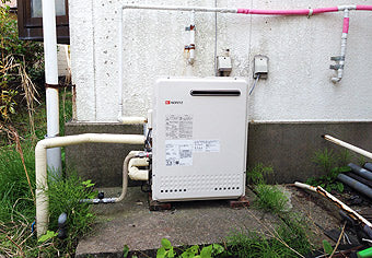 ガス給湯器交換工事　石川県白山市　GT-2450SARX　BL - After