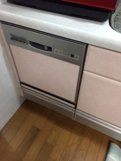 ビルトイン食器洗い乾燥機交換工事　大阪府八尾市　RKW-403A-SV