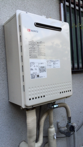 給湯器交換工事/ガス配管交換え　兵庫県川西市