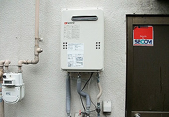 ガス給湯器交換工事　京都府京都市　GQ-2039WS-set