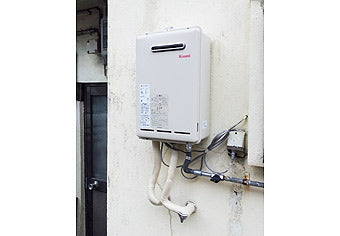 ガス給湯器交換工事　大阪府茨木市　RUX-A1610W-E-set
