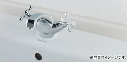 洗面用蛇口 hana[台][2ハンドル混合水栓][スパウト115mm][吐水口高さ91mm][一般地]