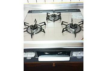 ビルトインガスコンロ交換工事　千葉県千葉市　RS31W13A17R-VW