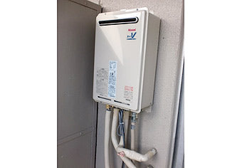 ガス給湯器交換工事　大阪府茨木市　RUJ-V2401W(A)-set