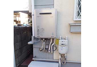 ガス給湯器交換工事　埼玉県新座市　RUF-E2405SAW-13A-set