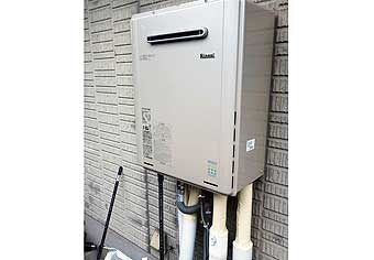ガス給湯器交換工事　広島県福山市　RUF-E2405SAW-13A-set