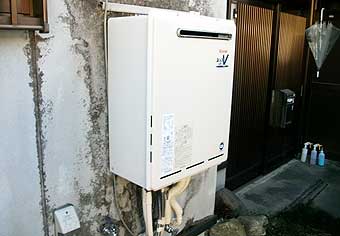 ガス給湯器交換工事　京都府京都市　RUF-A1610SAW-A-set
