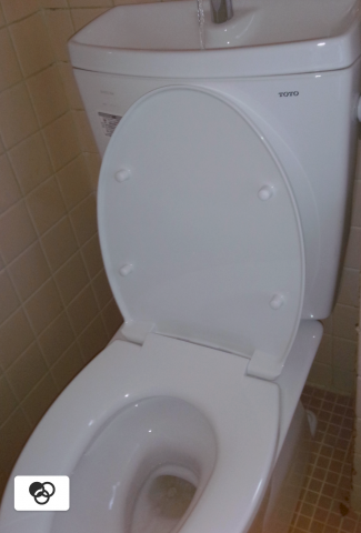 トイレ交換工事　東京都江東区　CS230BM-SH231BA-W