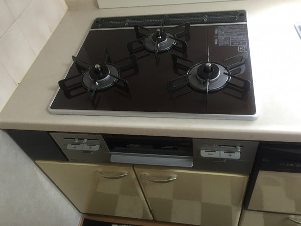 ガスコンロ交換工事　東京都江戸川区　RS31W20K10D-VW-13A